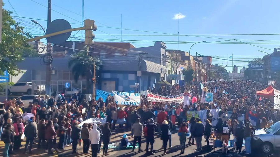 Protestas en Misiones.