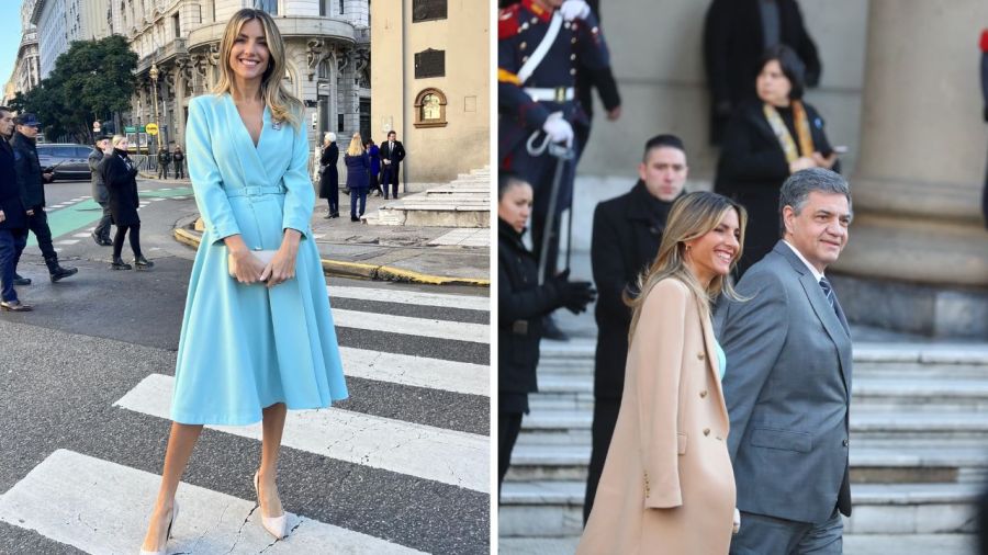 María Belén Ludueña y Jorge Macri