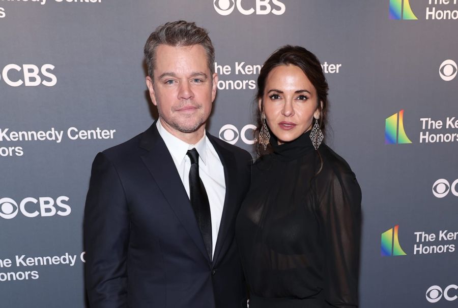 Matt Damon y Luciana Barroso