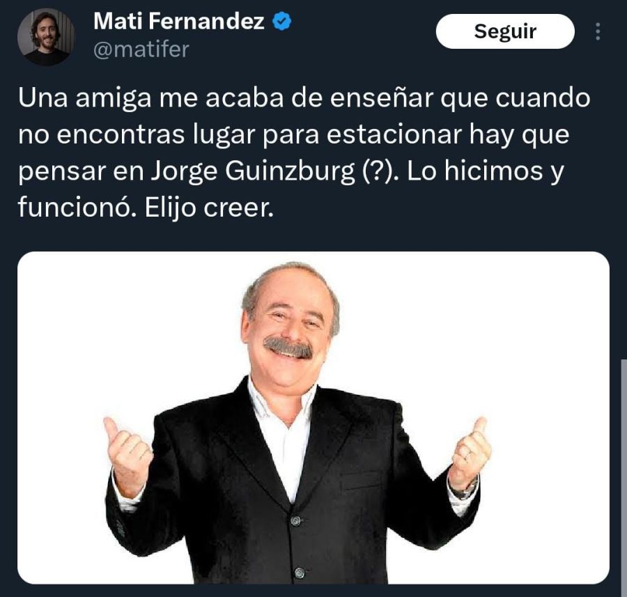 El tweet de @matifer.