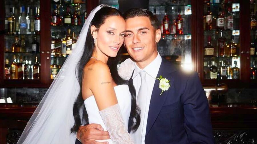 Oriana Sabatini y Paulo Dybala. 