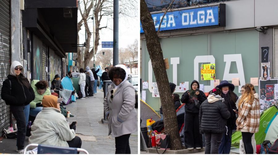 Acampe y locura de los fanáticos por el Cris Morena Day en OLGA