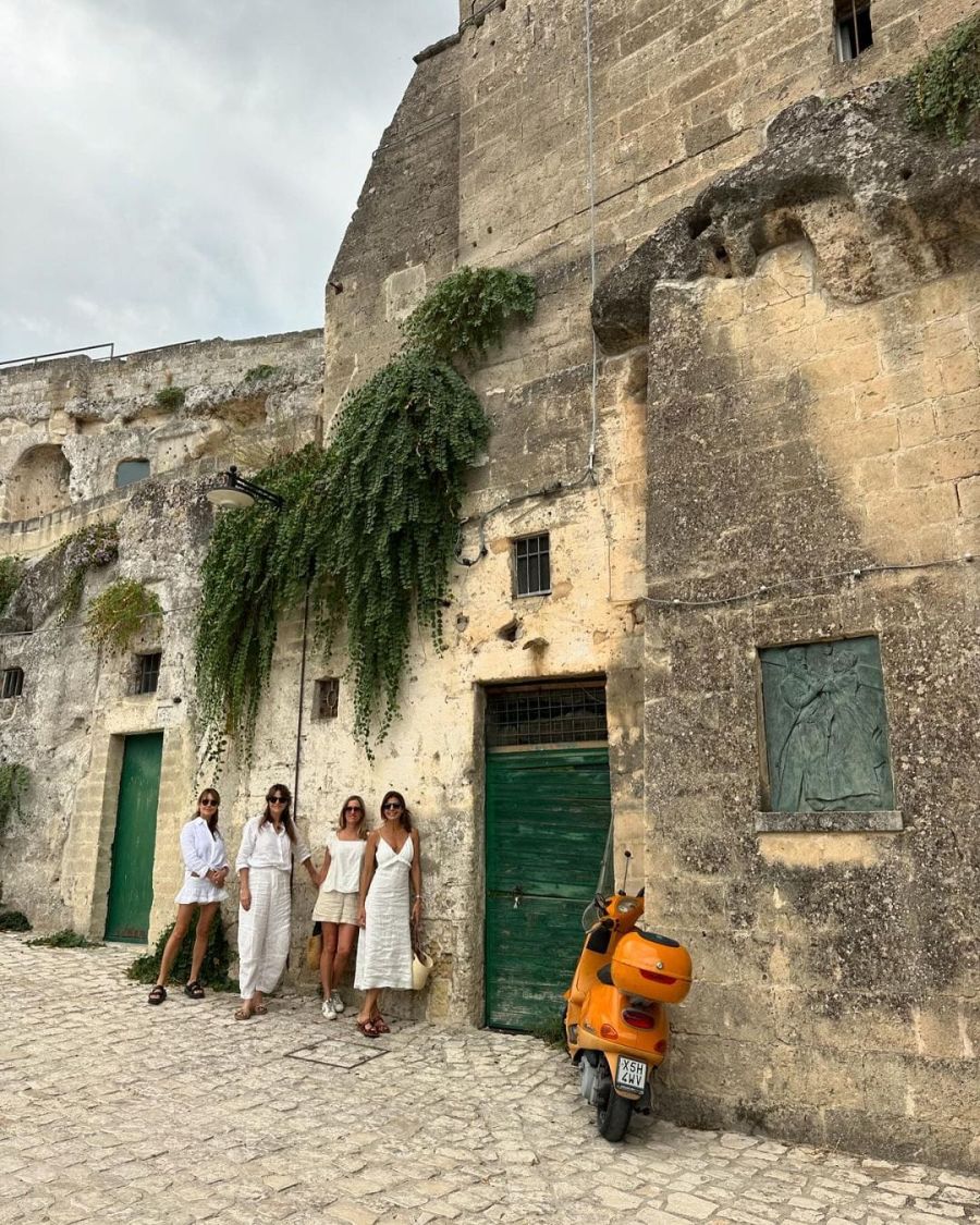 Juliana Awada y sus amigas. 