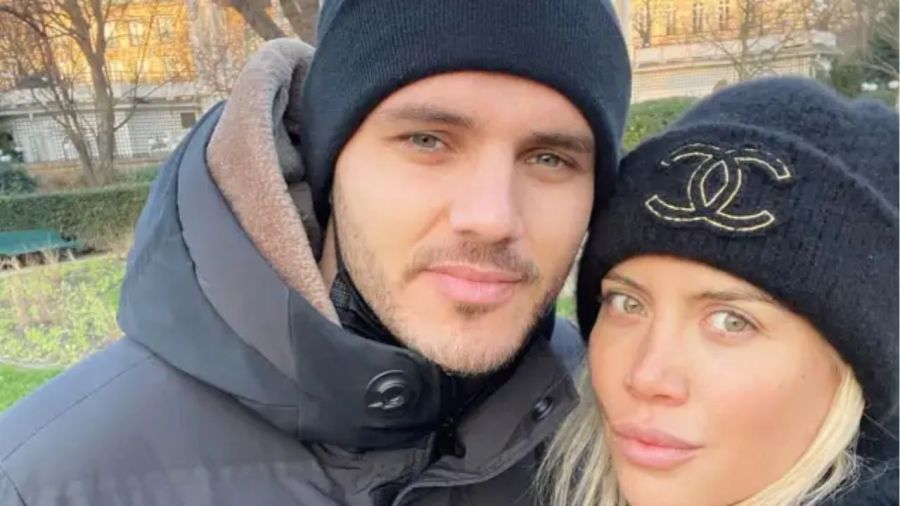 Wanda Nara y Mauro Icardi. 