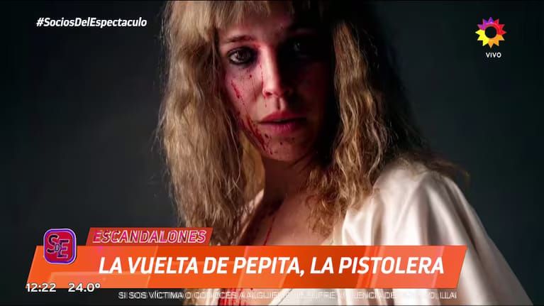 Luisana Lopilato como Pepita La Pistolera. 