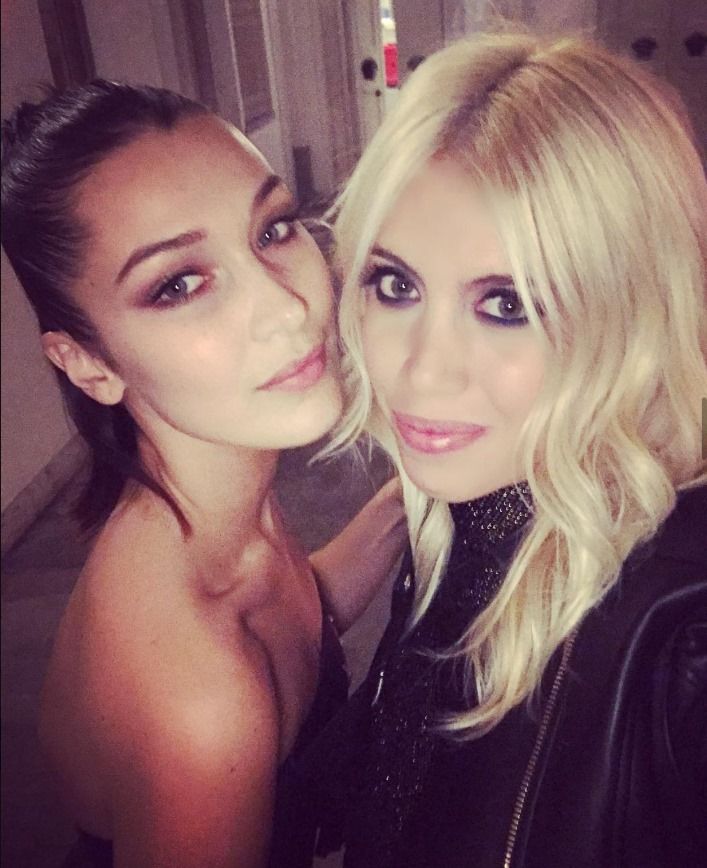 Wanda Nara y Bella Hadid