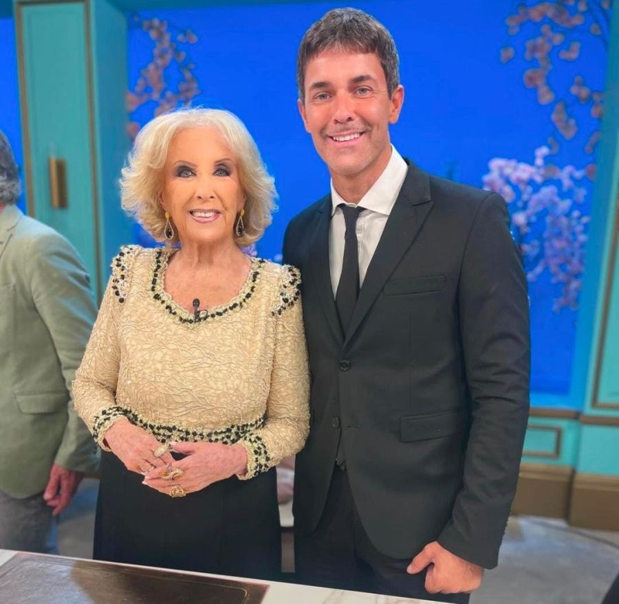 Mirtha Legrand y Mariano Martínez