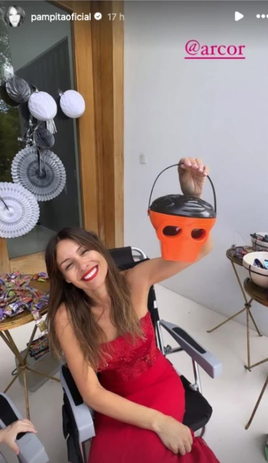 Pampita vía Instagram