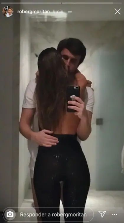 Pampita y Roberto García Morítan