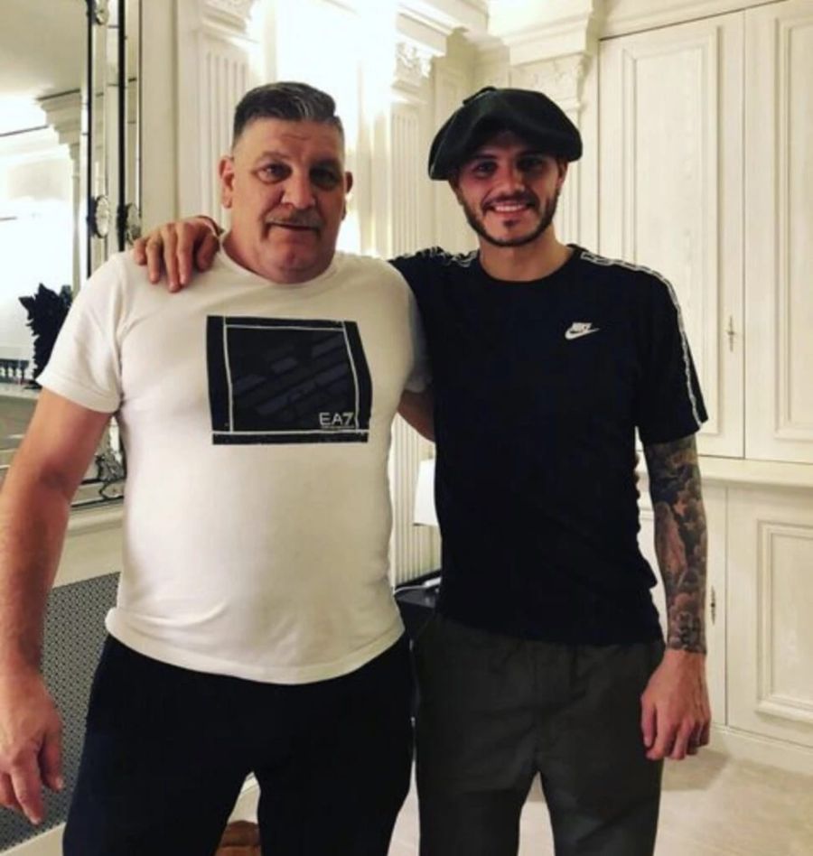 Juan Carlos Icardi y Mauro Icardi. 