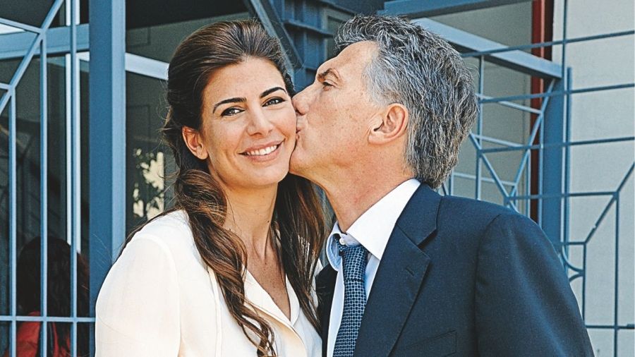 Juliana Awada y Mauricio Macri.