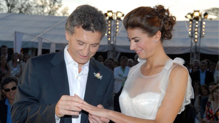 Juliana Awada y Mauricio Macri.