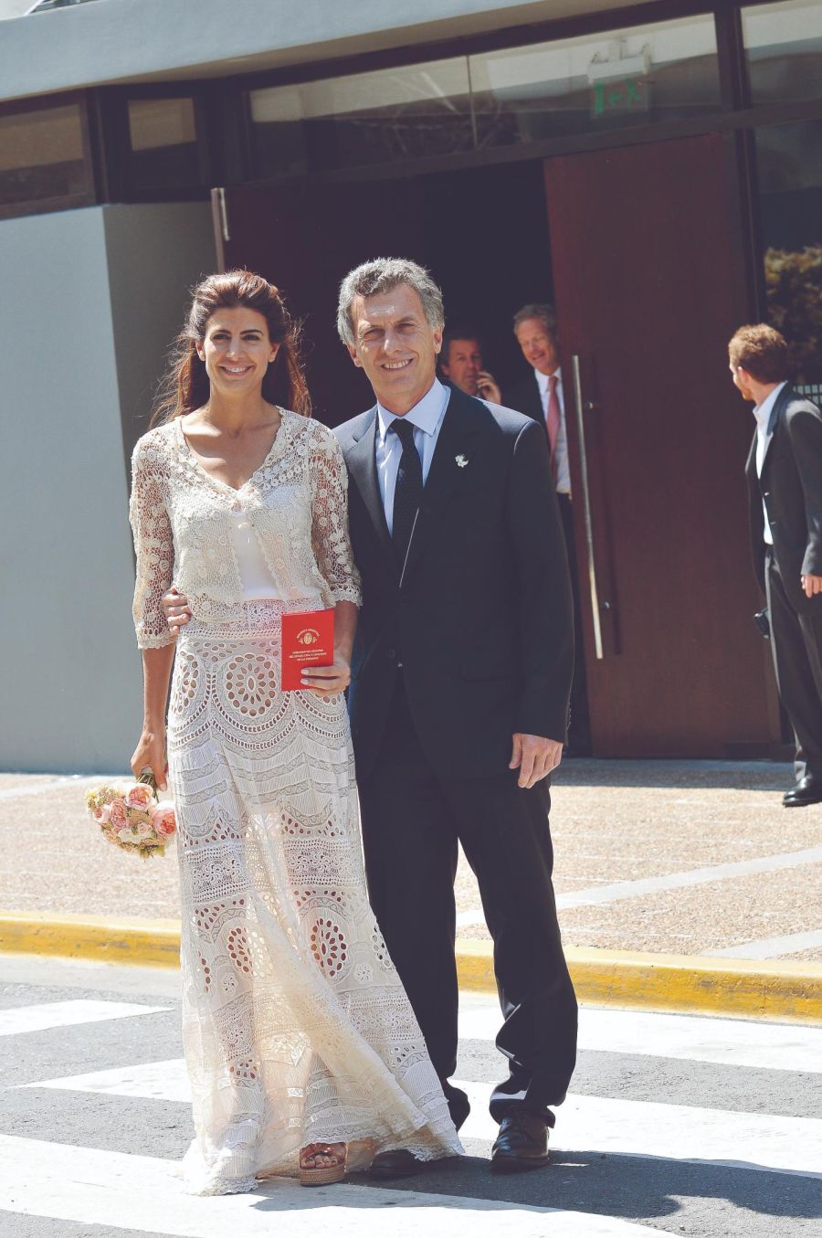 Juliana Awada y Mauricio Macri.