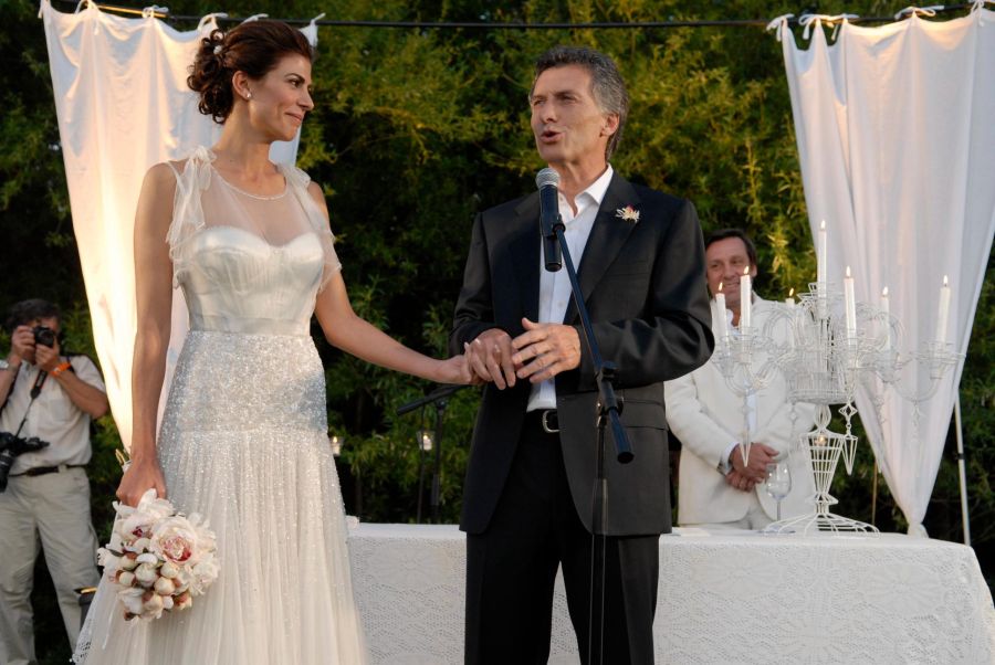 Juliana Awada y Mauricio Macri.