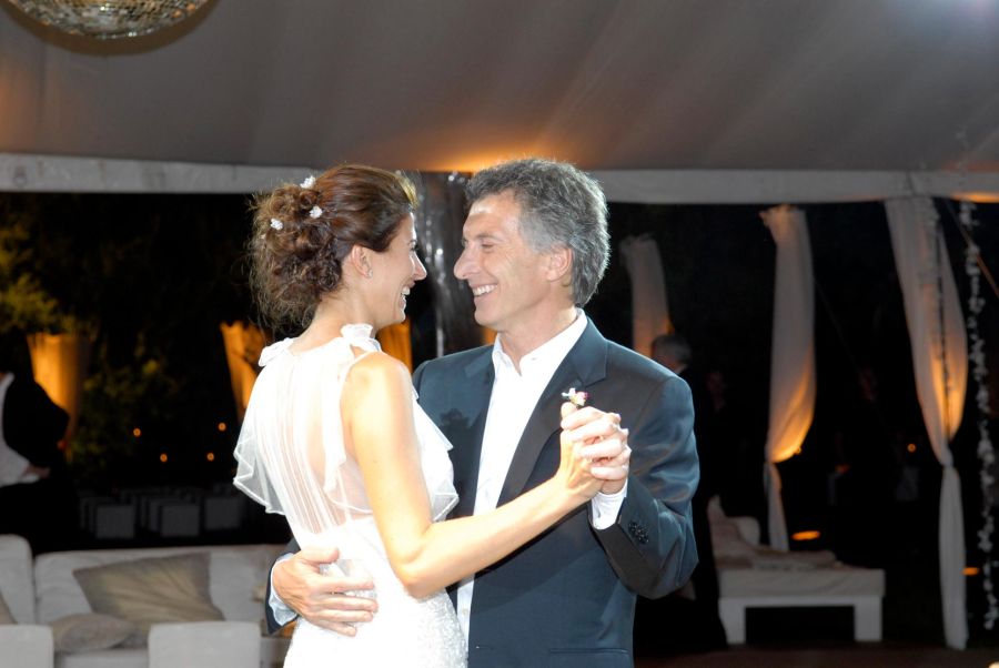 Juliana Awada y Mauricio Macri.