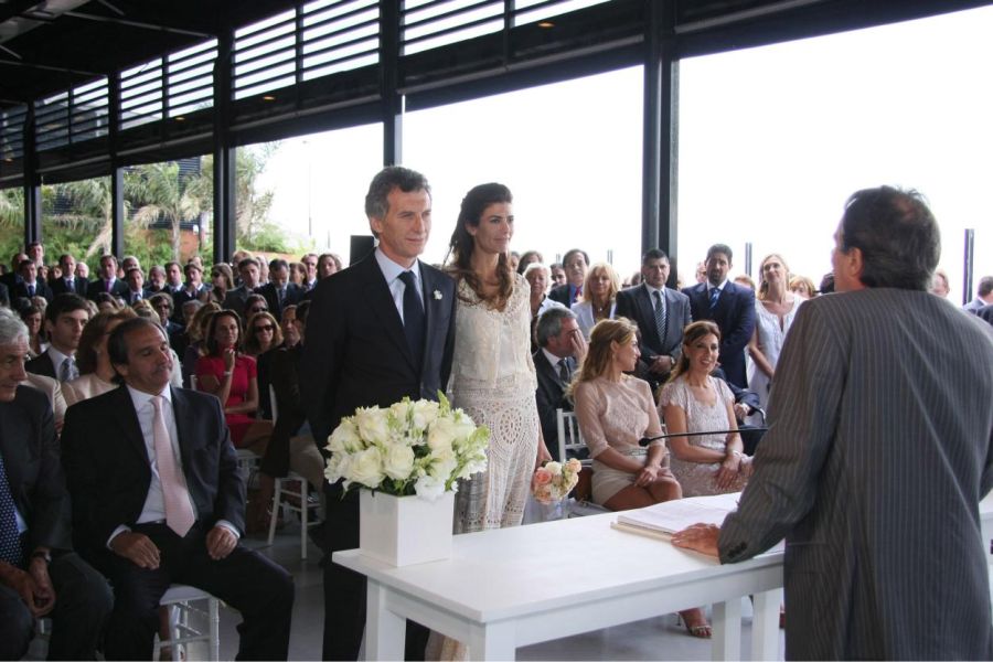 Juliana Awada y Mauricio Macri.