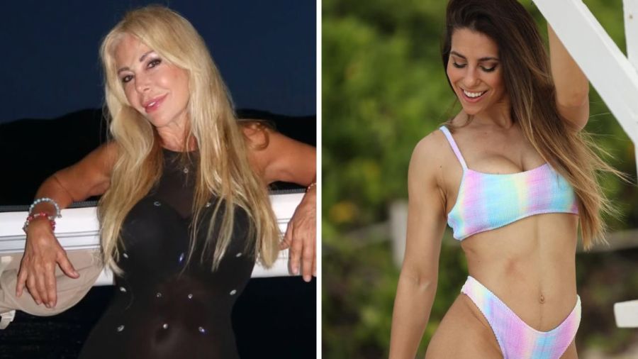 Graciela Alfano y Cinthia Fernández. 