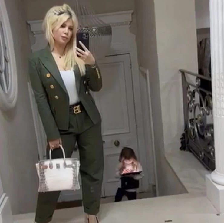 La cartera de Wanda Nara. 