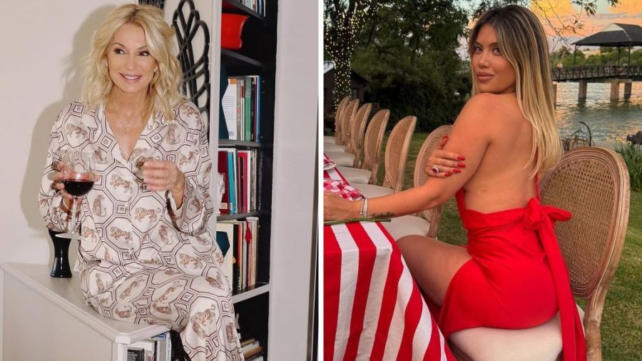 Yanina Latorre y Wanda Nara.