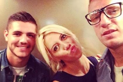 Mauro Icardi, Wanda Nara y Maxi López.