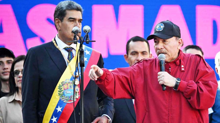 Nicolás Maduro y Daniel Ortega