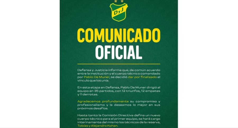 defensa comunicado