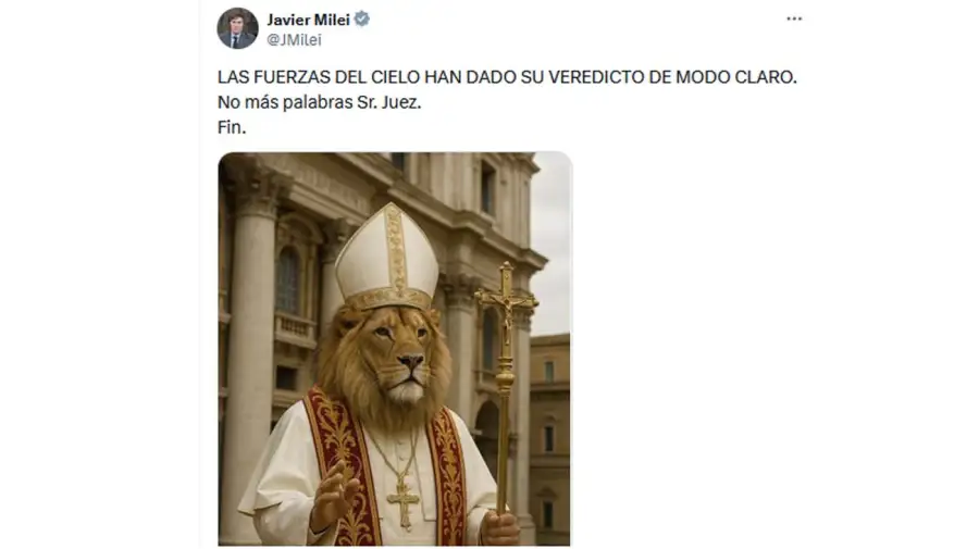 tuit milei