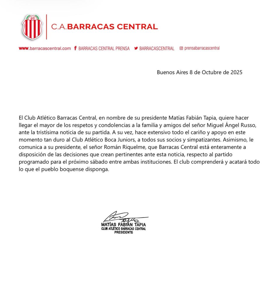 COMUNICADO