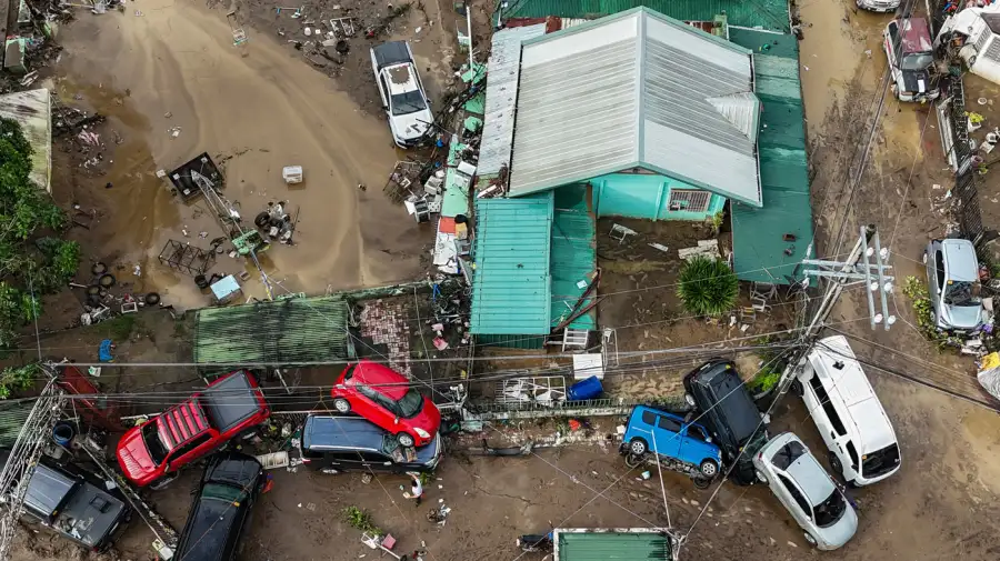 Tifón Kalmaegi en Cebú, Filipinas