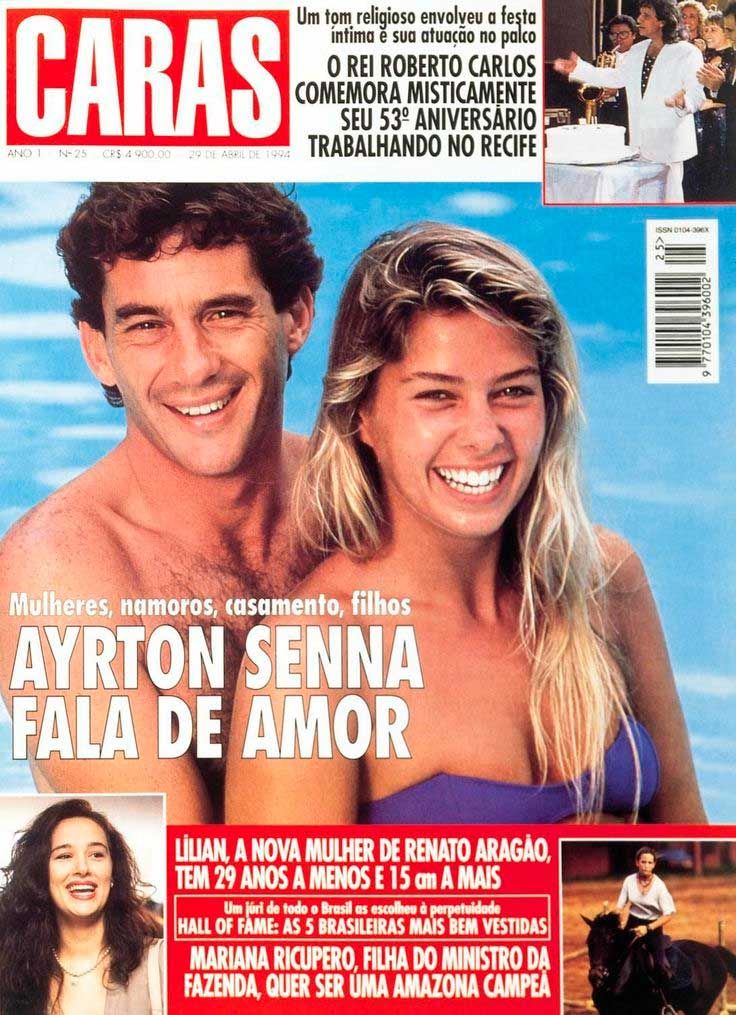 Tapa Revista Caras 1993 - Senna y Galisteu