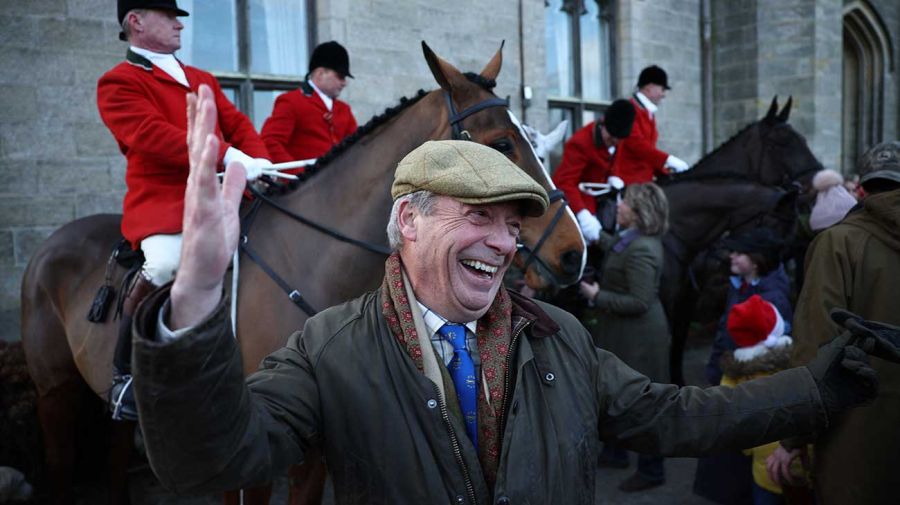 Nigel Farage, líder del partido británico Reform UK