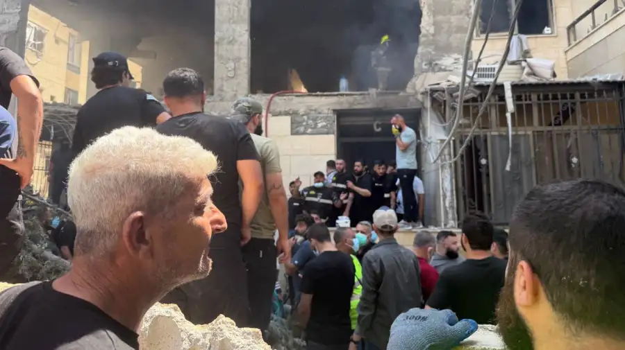 Bombardeos en los suburbios sur de Beirut