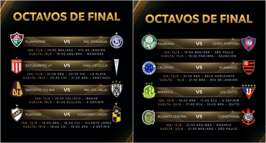 horarios libertadores