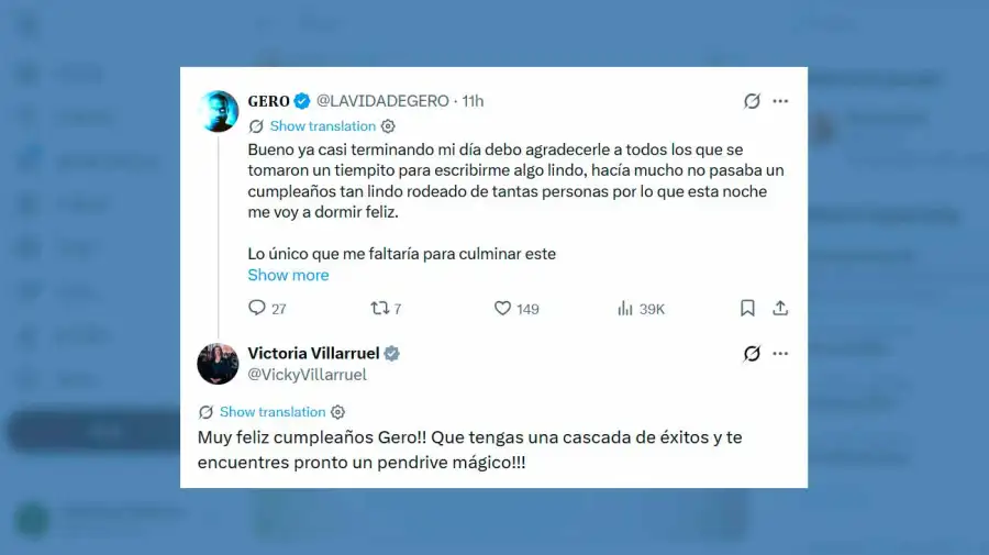 Victoria Villarruel ironizó contra Manuel Adorni en X
