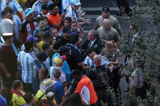 Incidentes en la previa de la final de la Copa América 