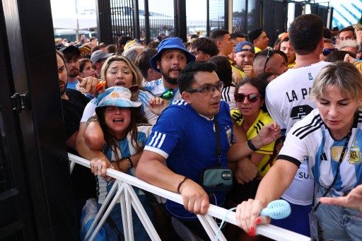 Incidentes en la previa de la final de la Copa América 