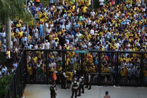 Incidentes en la previa de la final de la Copa América 