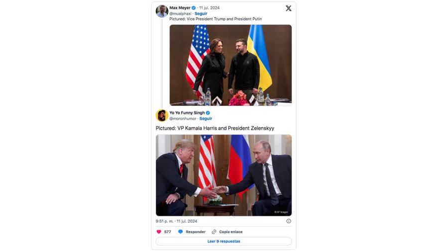 Memes de Joe Biden y el presidente de Ucrania Volodymyr Zelensky