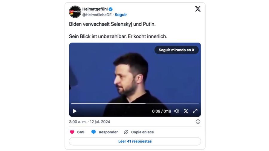 Memes de Joe Biden y el presidente de Ucrania Volodymyr Zelensky