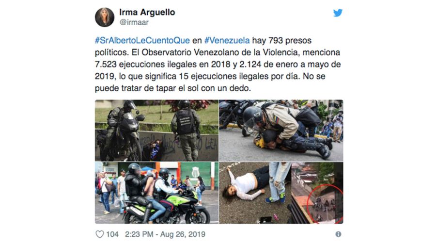 Venezuela Tweet