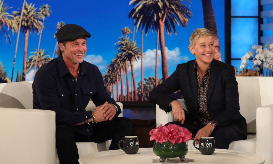 Brad Pitt y Ellen DeGeneres