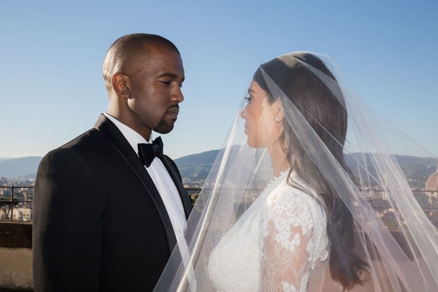 Kim Kardashian y Kanye West renovaron sus votos matrimoniales