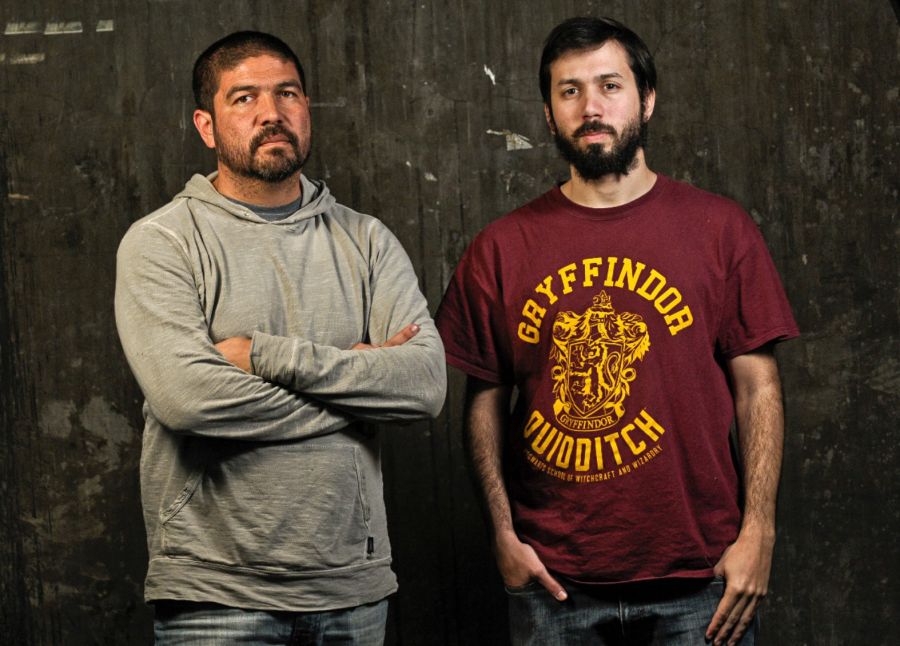 Santiago Gima y Fermín Kalesnik, creadores de los spots del Frente de Izquierda | FOTO: Juan Ferrari.