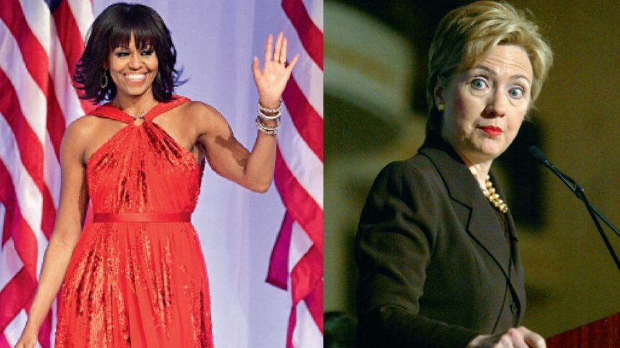 Michelle Obama y Hillary CLinton