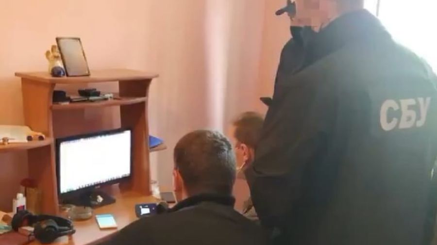 Foto del arresto realizado en Ucrania