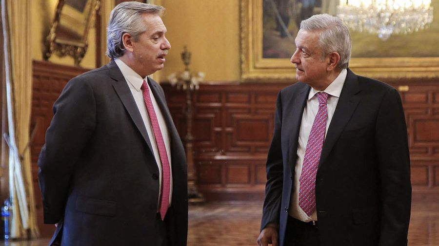Alberto Fernandez y Manuel López Obrador 20200612