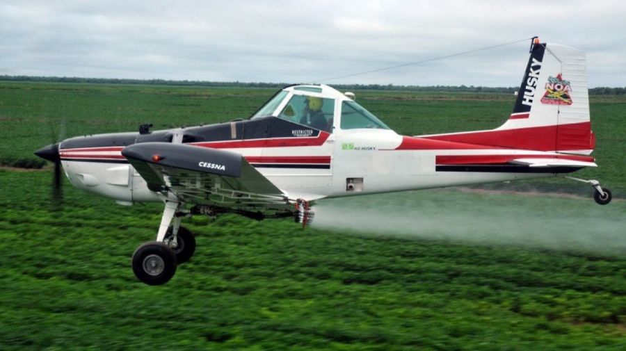 Aplicación agroquímicas aviones