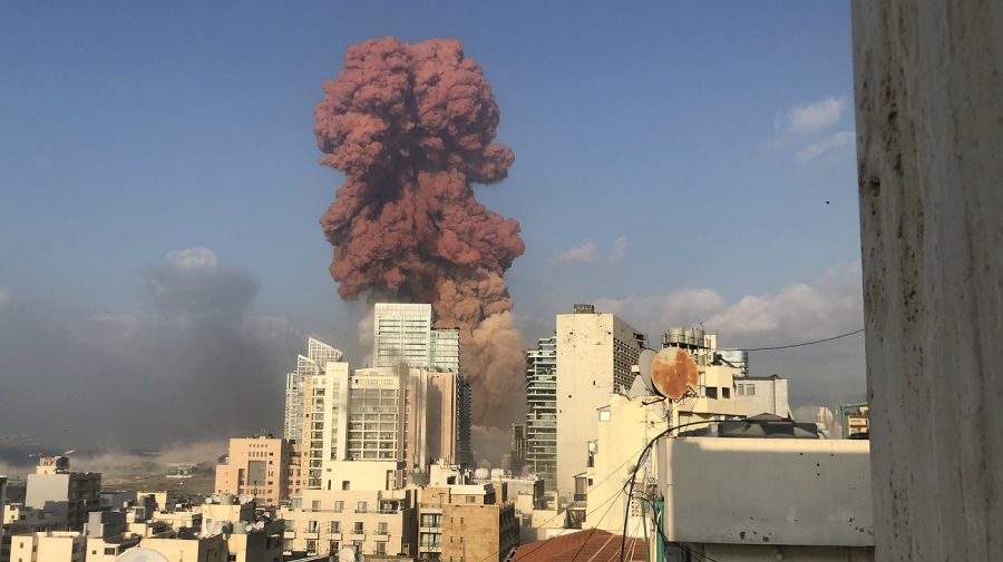 Explosión en Beirut.