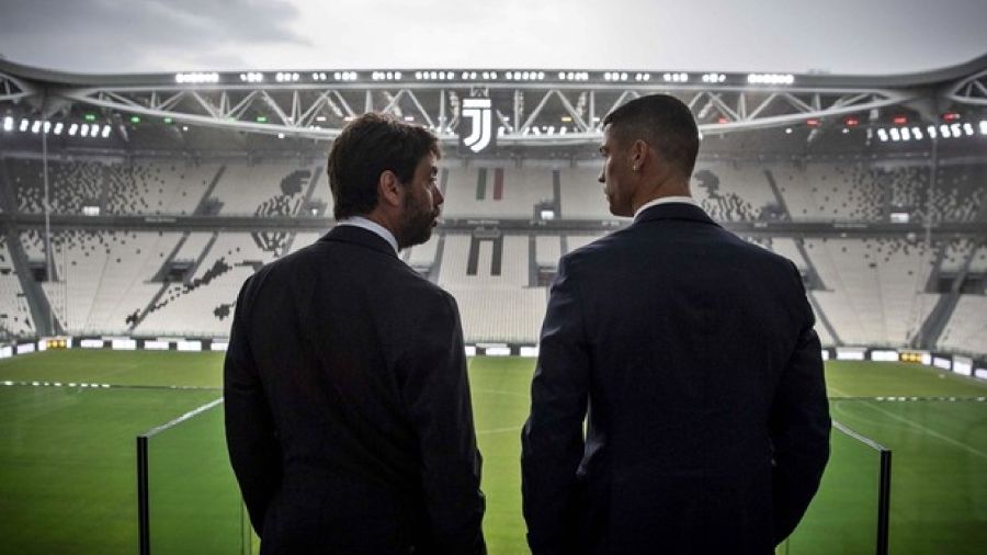 Ronaldo con Agnelli