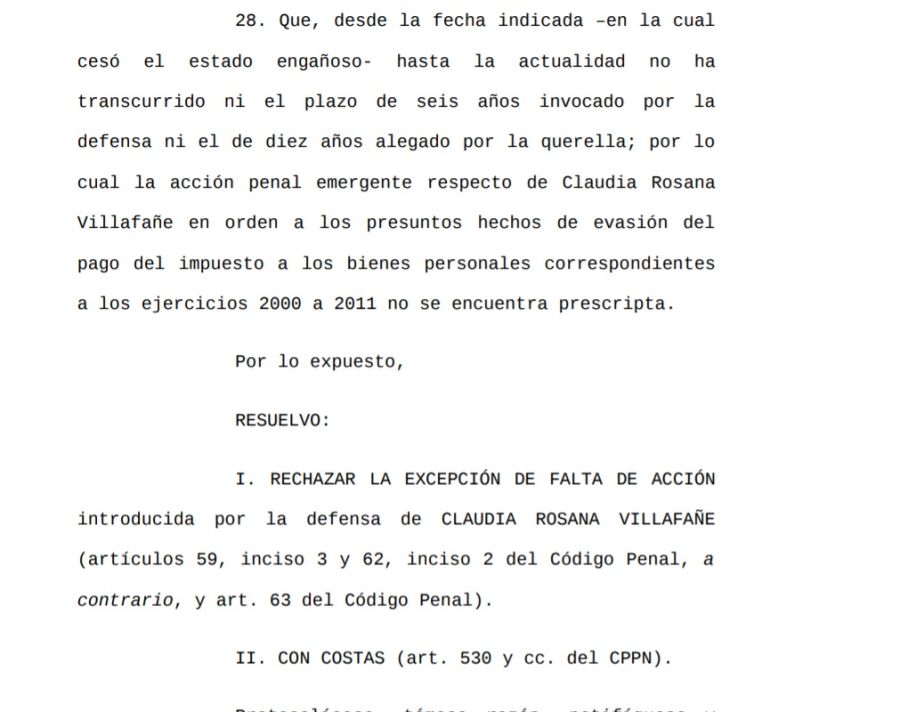 Fallo Judicial Causa Maradona-Villafañe